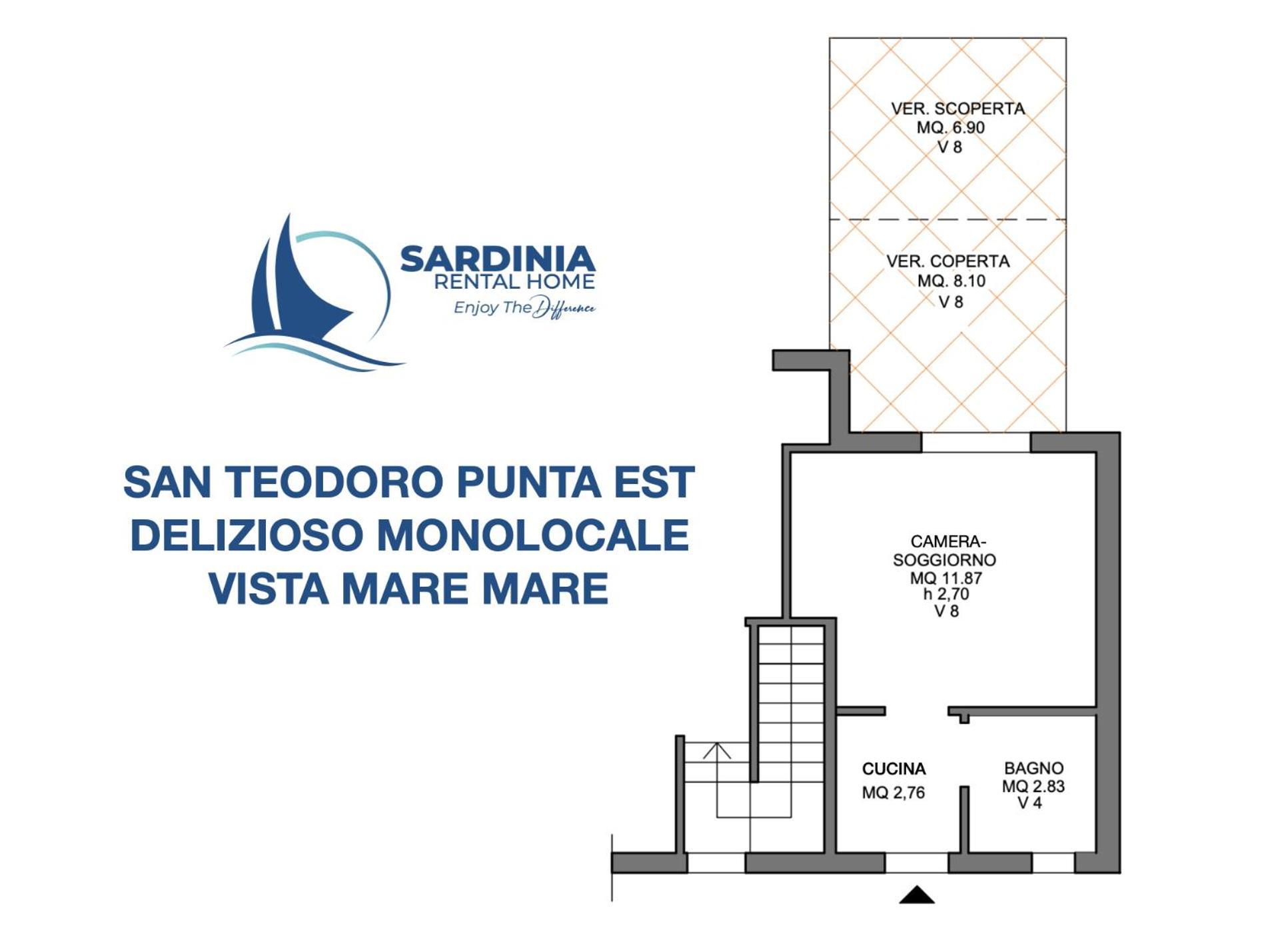 San Teodoro Punta Est Delizioso Monolocale Vista Mare Apartment Exterior photo